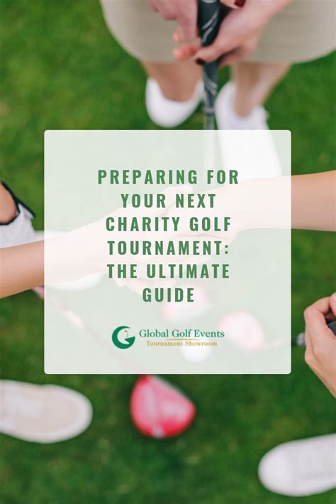 hosting a charity golf tournament.